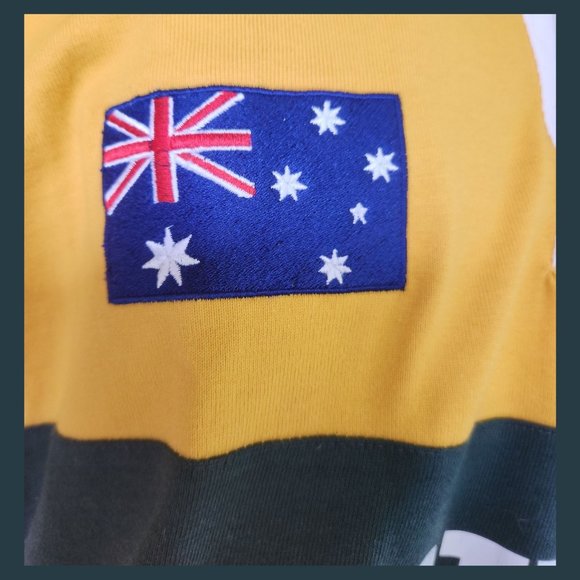 AUSTRALIAN WALLABIES 2003 RWC LONG SLEEVE JERSEY MEN'S MEDIUM - Picture 3 of 10